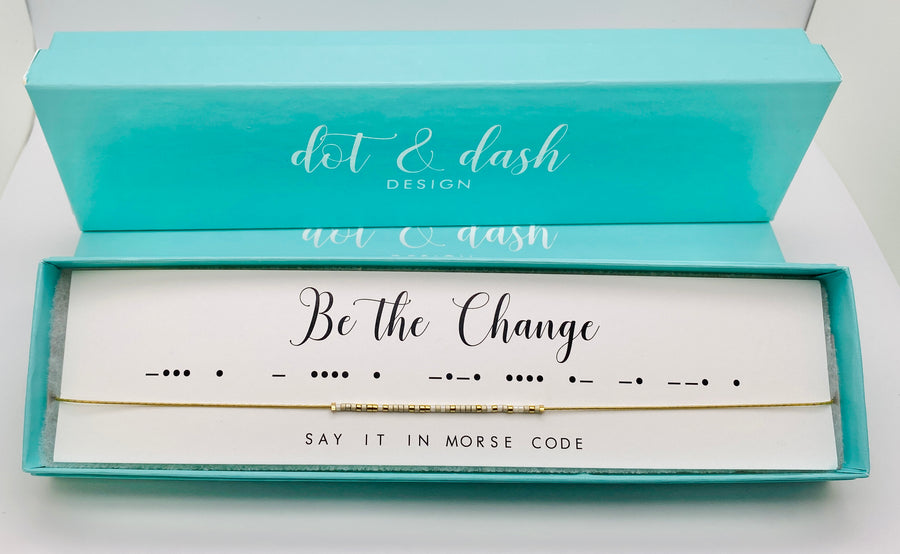 Dot & Dash - Be the Change Necklace