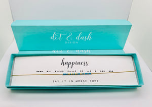 Dot and Dash - Happiness Necklace