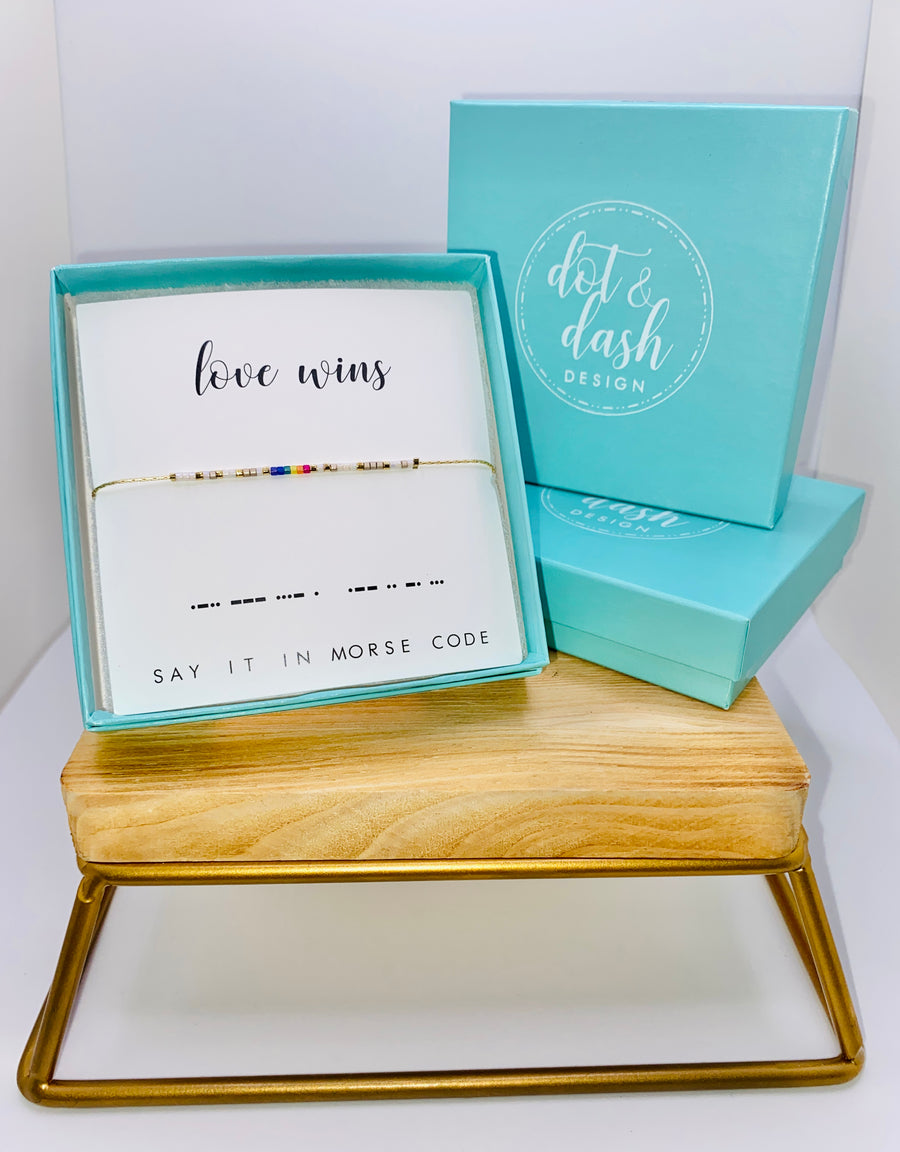 Dot & Dash - Love Wins Bracelet