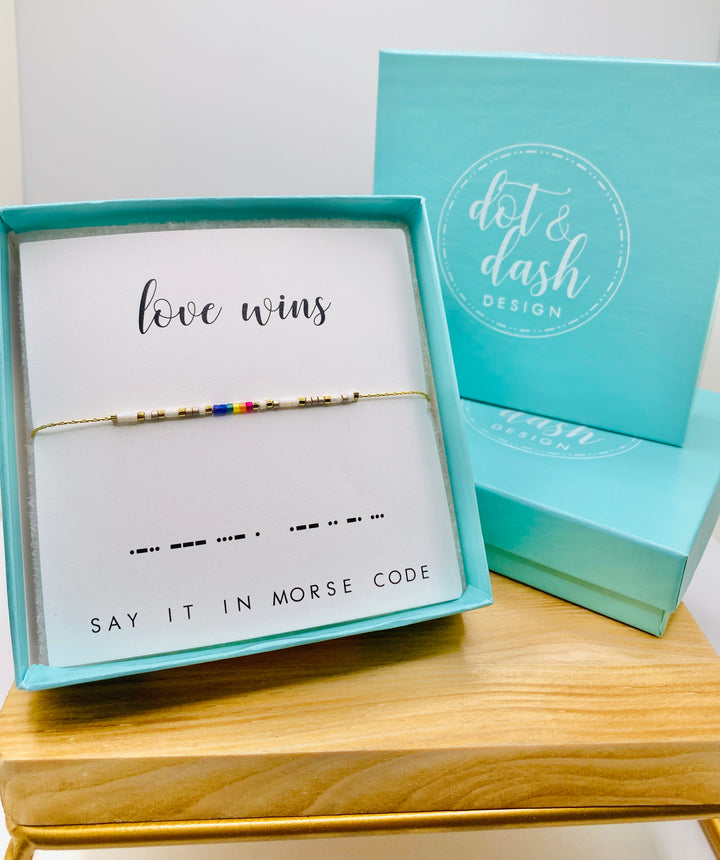 Dot & Dash - Love Wins Bracelet