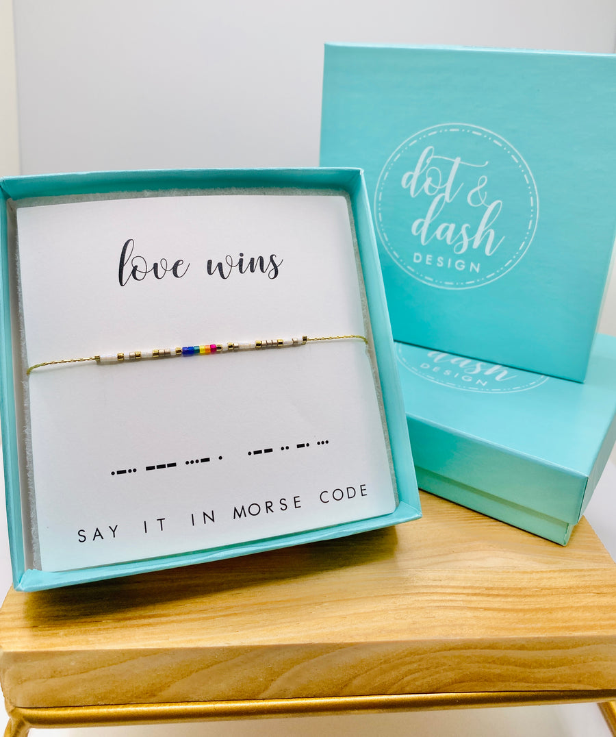 Dot & Dash - Love Wins Bracelet