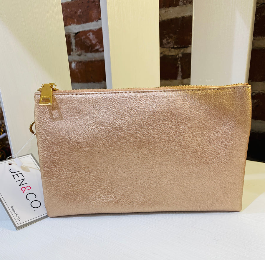 Jen&Co - Riley Crossbody Rose Gold