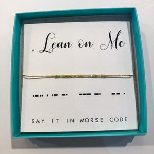 Dot & Dash: Lean On Me Bracelet